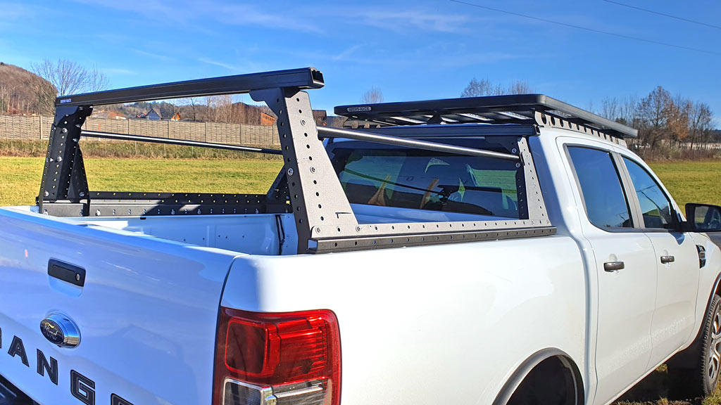 Ford Ranger mit Taubenreuther Muli-Rack hoch mit Querträger