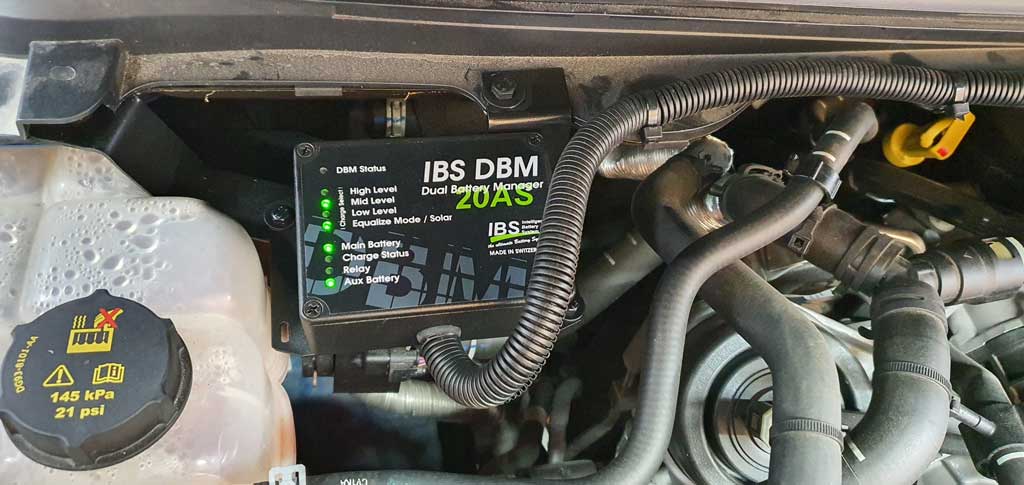 IBS Doppelbatteriesystem eingebaut im Ford Ranger