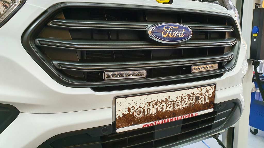 Ford Transit Custom Camping Zubehör: Zusatz LEDs, Dachträger