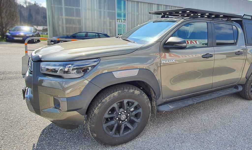 Toyota Hilux 2021 Zubehör: Dachträger, Ladeflächenauszug